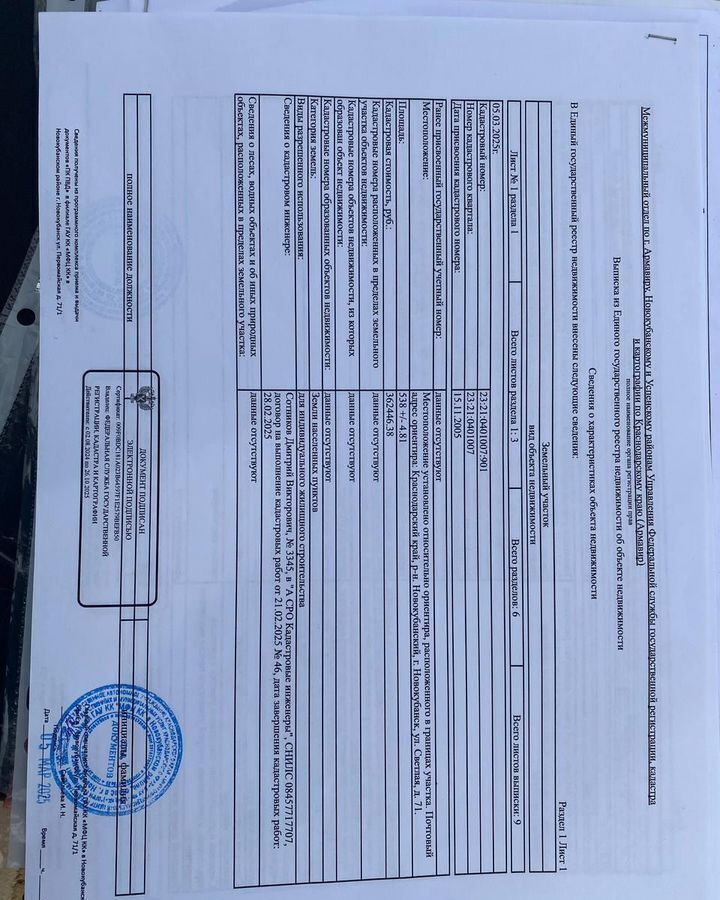 земля р-н Новокубанский г Новокубанск ул Светлая 73 Новокубанское городское поселение фото 4