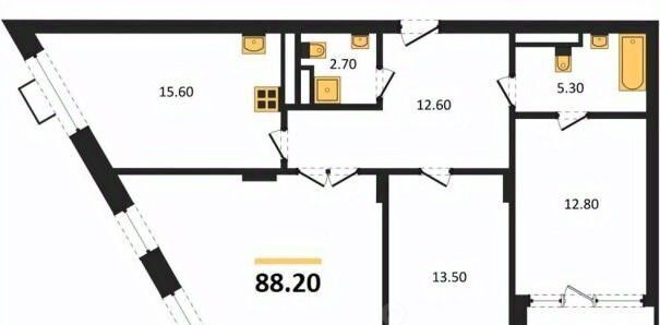 квартира г Воронеж р-н Железнодорожный ул Остужева 52/5 фото 1