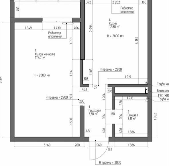 квартира г Сочи микрорайон Бытха Ясногорская улица, 16/2 фото 1