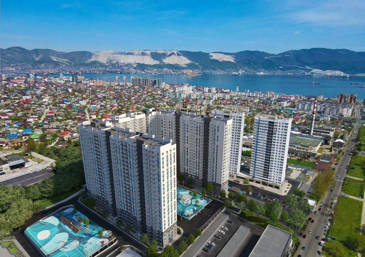 квартира г Новороссийск р-н Центральный ул Куникова 1 блок-секции 6-9 фото 3