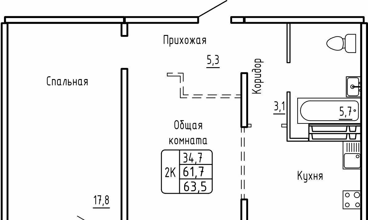 квартира г Новосибирск метро Площадь Гарина-Михайловского ЖК «Самоцветы» фото 1