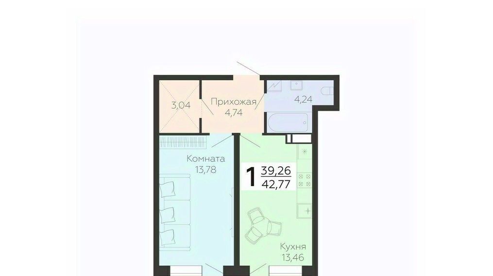 квартира г Воронеж р-н Коминтерновский ул Независимости 78к/3 фото 1