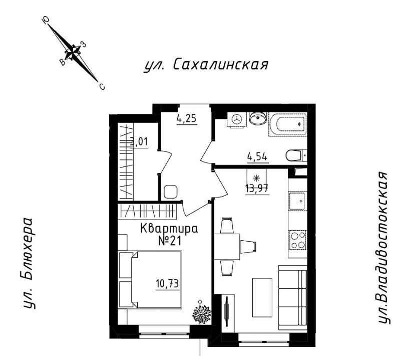 квартира г Екатеринбург Машиностроителей ул Кронштадтская 30 фото 3