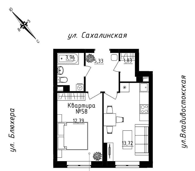 квартира г Екатеринбург Машиностроителей ул Кронштадтская 30 фото 3