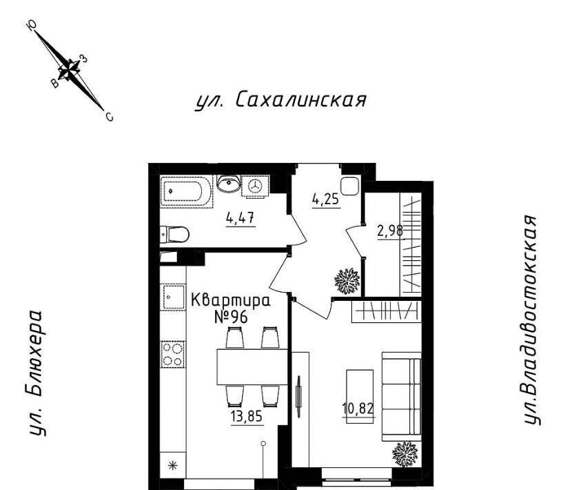 квартира г Екатеринбург Машиностроителей ул Кронштадтская 30 фото 3