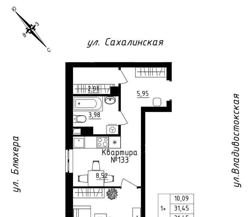 квартира г Екатеринбург Машиностроителей ул Кронштадтская 30 фото 3