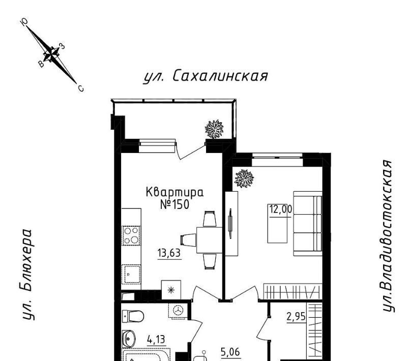 квартира г Екатеринбург Машиностроителей ул Кронштадтская 30 фото 3