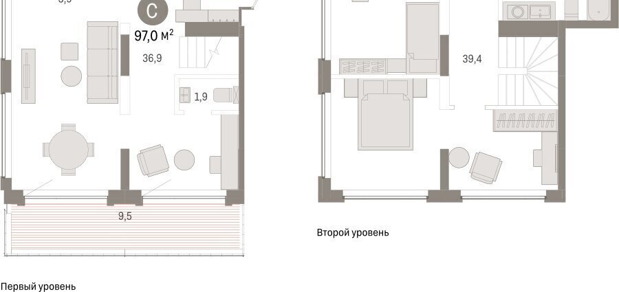квартира г Тюмень жилой район «Речной порт» фото 2