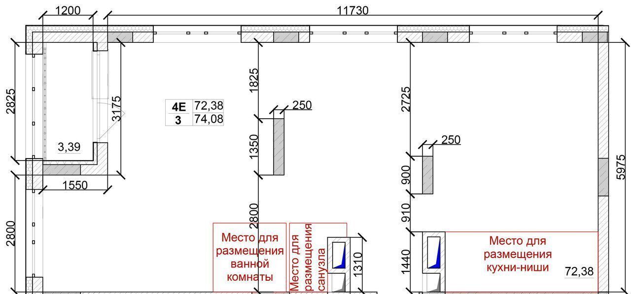 квартира г Кемерово р-н Заводский 15-й микрорайон д. 10 фото 2