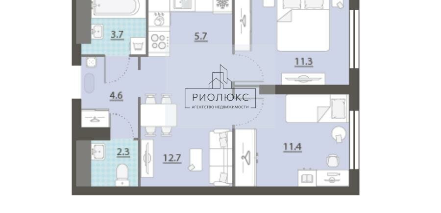 квартира г Екатеринбург Уральская Центральный ЖК «Азина 16» фото 13