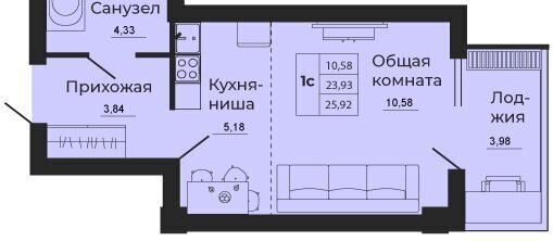 квартира г Батайск ул 1-й Пятилетки 2 фото 1