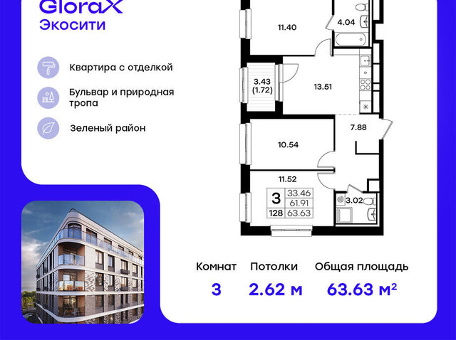 р-н Кировский Глоракс ЭкоСити фото
