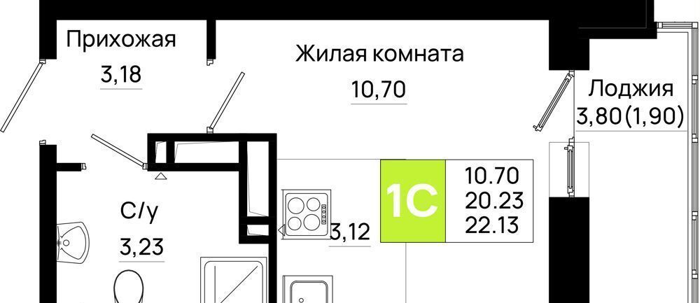 квартира г Ростов-на-Дону р-н Октябрьский ул Таганрогская 6/1 фото 12