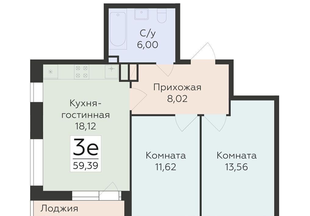 квартира г Воронеж р-н Ленинский ул Матросова 64а фото 1