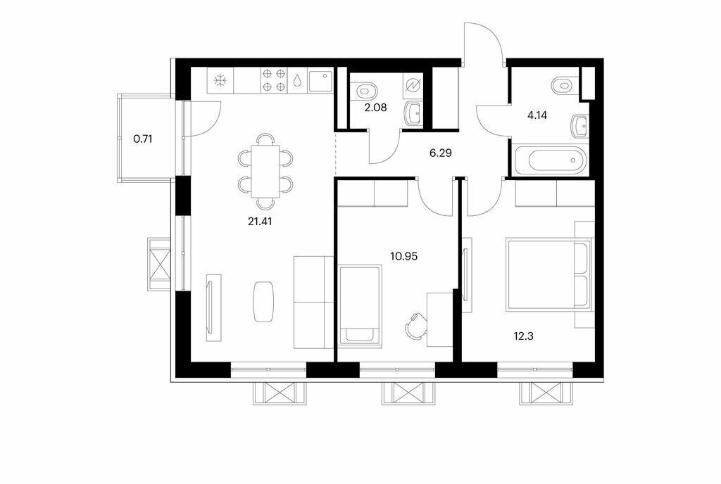 квартира г Улан-Удэ ул Советская 6/2 фото 1