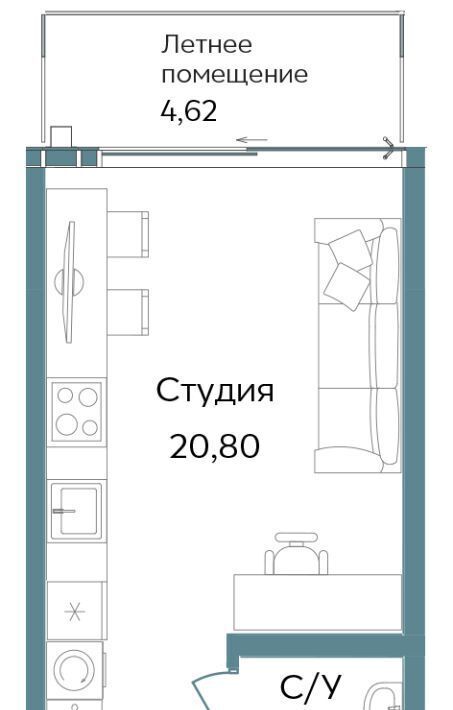 квартира г Саки ул Морская TEMPO фото 1