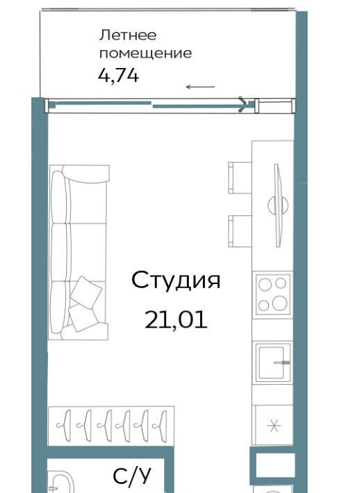 квартира г Саки ул Морская TEMPO фото 1