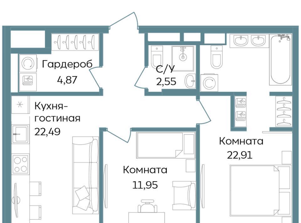 квартира г Саки ул Морская TEMPO фото 1