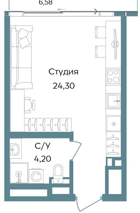 квартира г Саки курортный кластер Темпо фото 1