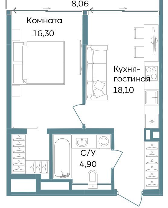 квартира г Саки курортный кластер Темпо фото 1