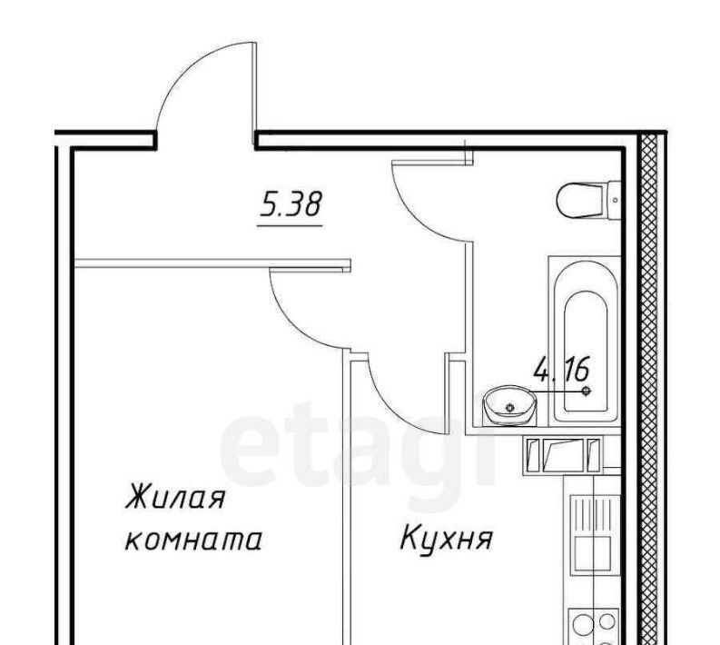 квартира г Саратов р-н Заводской ш Ново-Астраханское 83 фото 2