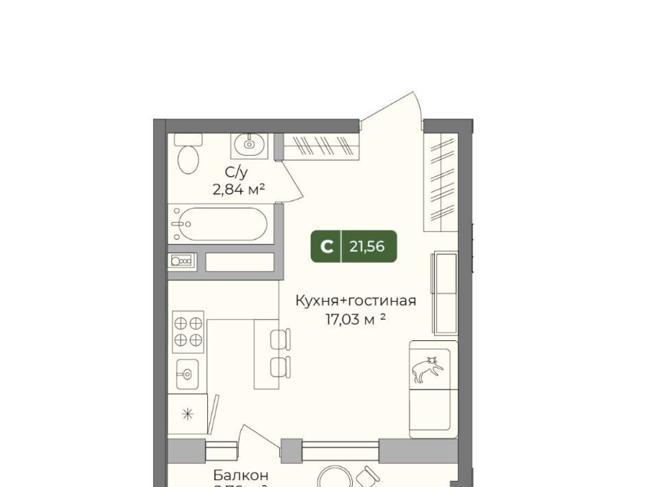 квартира г Краснодар р-н Прикубанский ЖК «Краснодар» ул. Шевцова, 6 фото 1