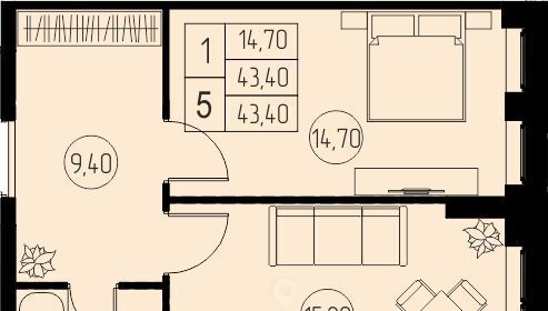квартира г Пушкино ЖК 31 квартал Медведково фото 1