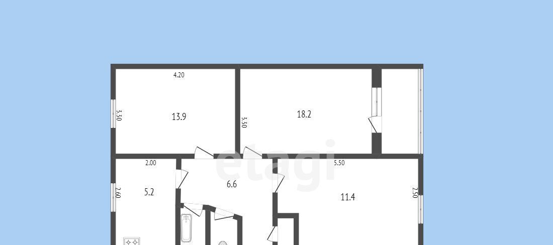 квартира г Черкесск ул. Умара Алиева, 22 фото 2
