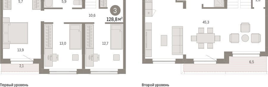 квартира г Новосибирск Речной вокзал ул Большевистская с 49 фото 2