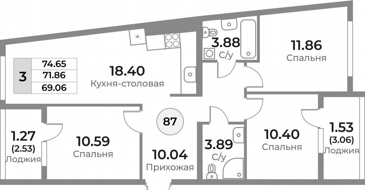 квартира г Калининград р-н Ленинградский ул Пригородная жилой дом фото 2