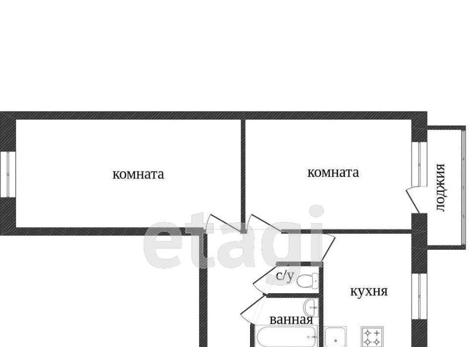квартира г Сургут ул 30 лет Победы 1 17-й фото 2