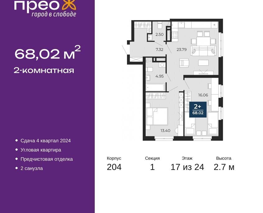 квартира г Тюмень ул Фармана Салманова 15 фото 1