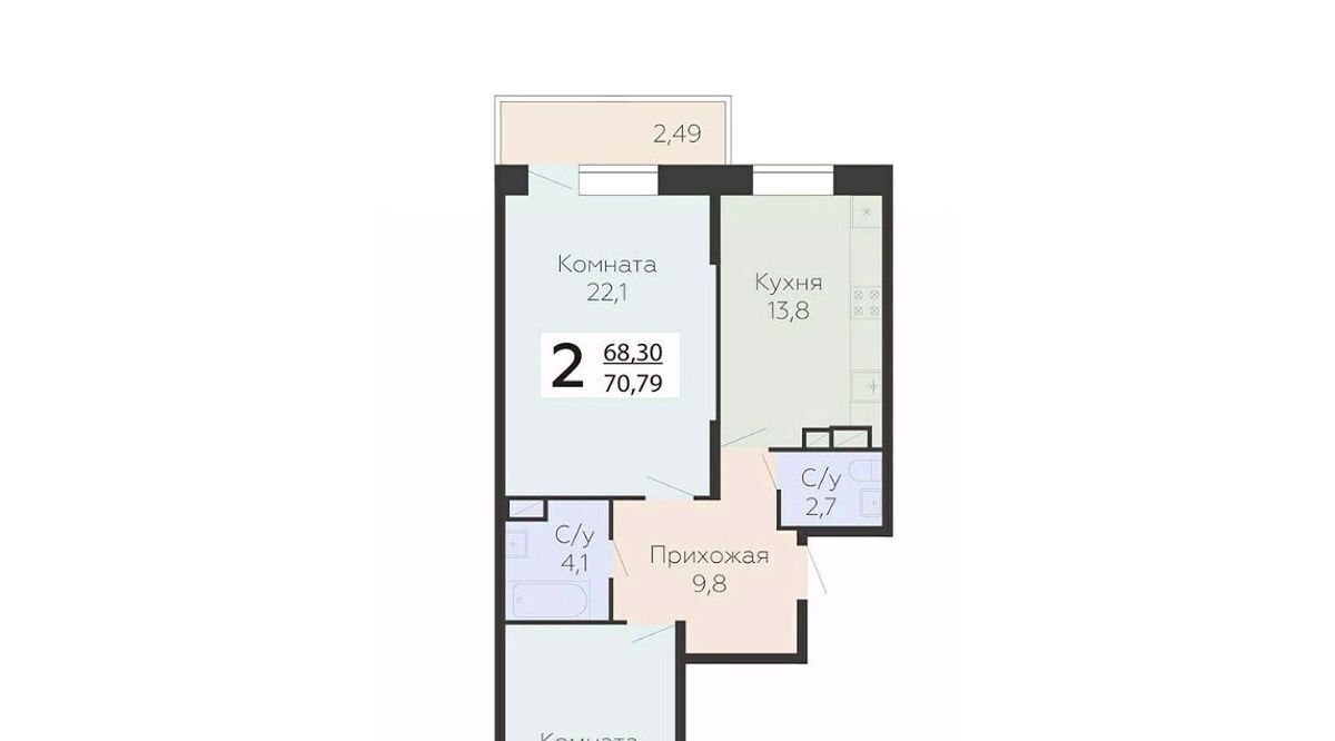 квартира г Подольск микрорайон Красная Горка ул Садовая 3к/1 Силикатная фото 1