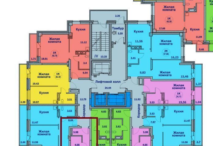 квартира г Красноярск р-н Октябрьский ул Калинина 175б фото 2