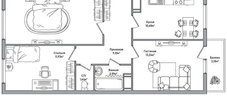 квартира г Ярославль ул Строителей 20 фото 3