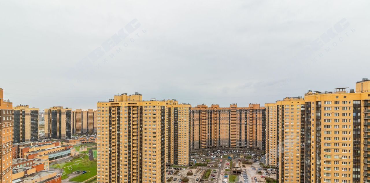 квартира г Санкт-Петербург п Парголово ул Валерия Гаврилина 5 метро Парнас фото 14