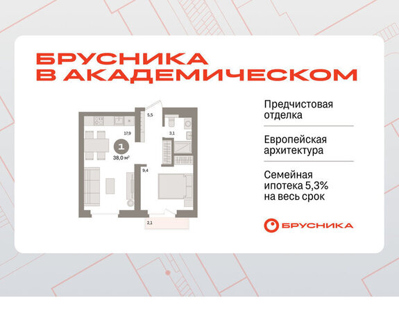ЖК Брусника в Академическом фото