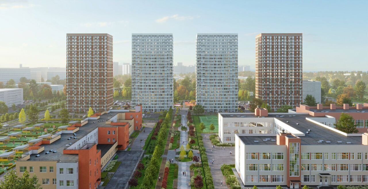 квартира г Санкт-Петербург метро Автово ул Маршала Казакова 21 лит. А, корп. 2 фото 2