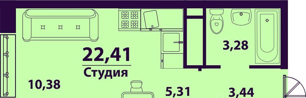 квартира г Ульяновск р-н Заволжский ул Врача Михайлова фото 1