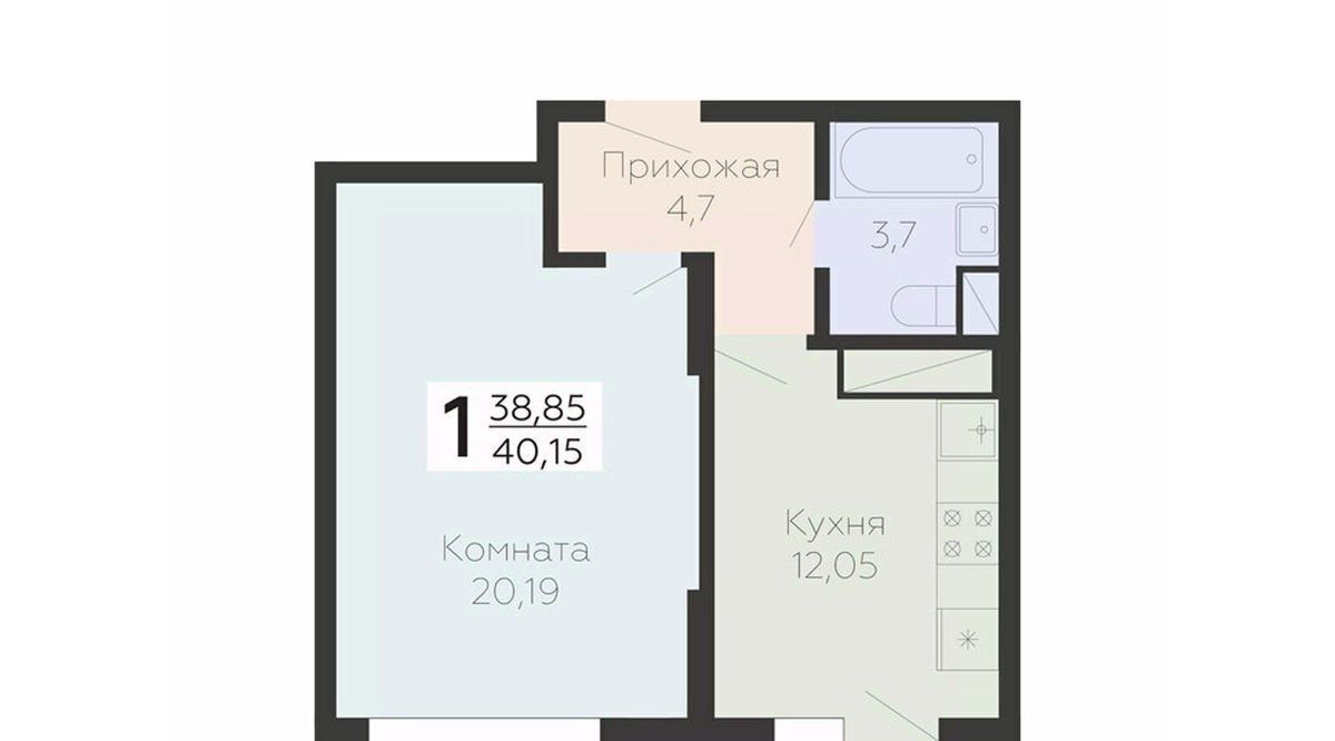 квартира г Подольск микрорайон Красная Горка ул Садовая 3к/1 Силикатная фото 1