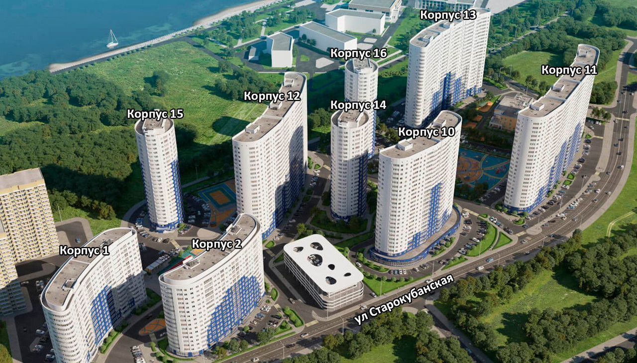 квартира г Краснодар р-н Центральный ул Воронежская 19 д. 47Д фото 9