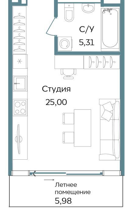 квартира г Саки курортный кластер Темпо фото 1