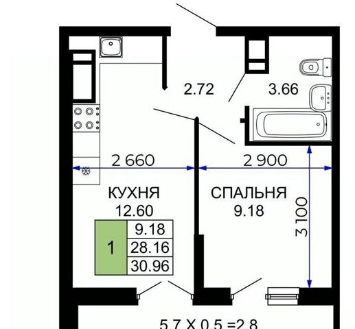 р-н Прикубанский мкр им Петра Метальникова ул им. Петра Метальникова 38 фото