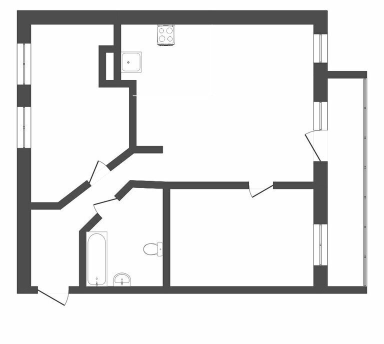 квартира г Тюмень ул Мамина-Сибиряка 20 фото 1