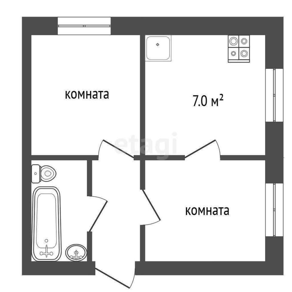 квартира р-н Чернушинский г Чернушка ул Механизаторов 2г фото 1