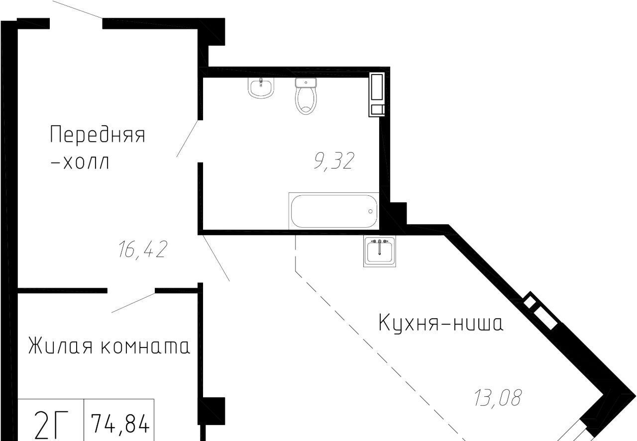 квартира г Владивосток р-н Советский Чайка ЖК «Чайка» фото 1