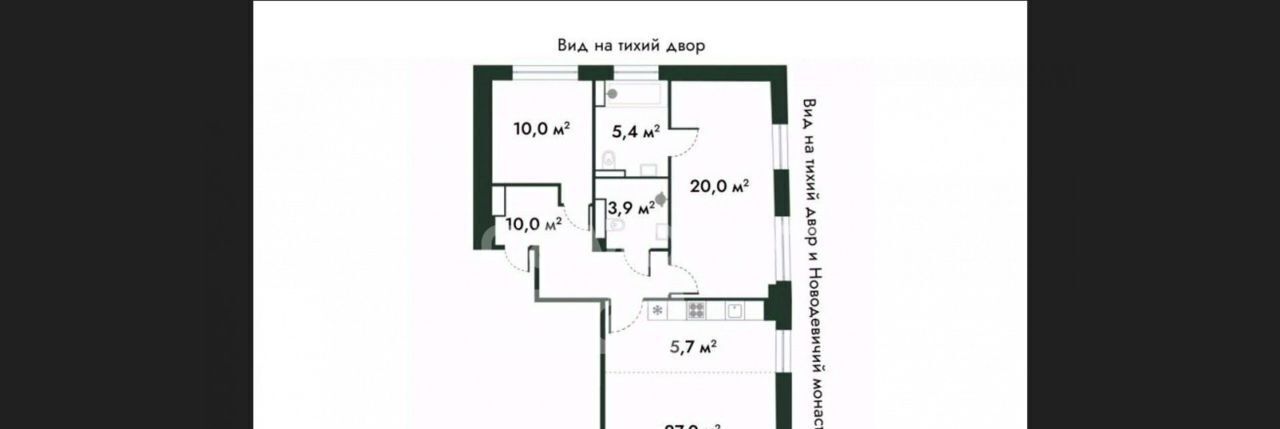 квартира г Москва метро Спортивная ул Усачёва 64 фото 2