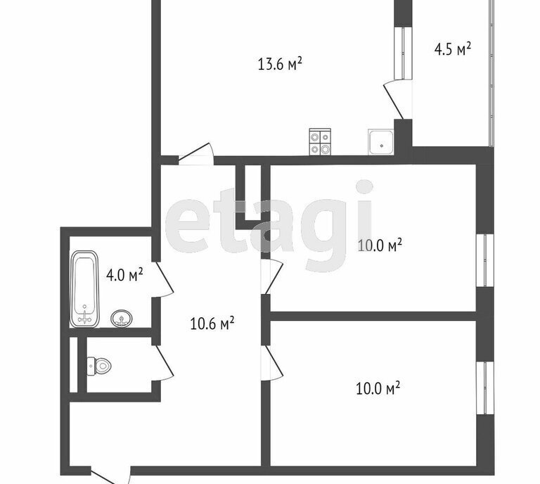 квартира г Тюмень ул Бориса Житкова 8к/1 фото 1