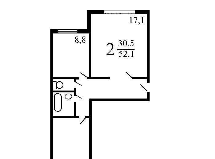 квартира г Москва метро Домодедовская ул Домодедовская 38к/2 фото 2