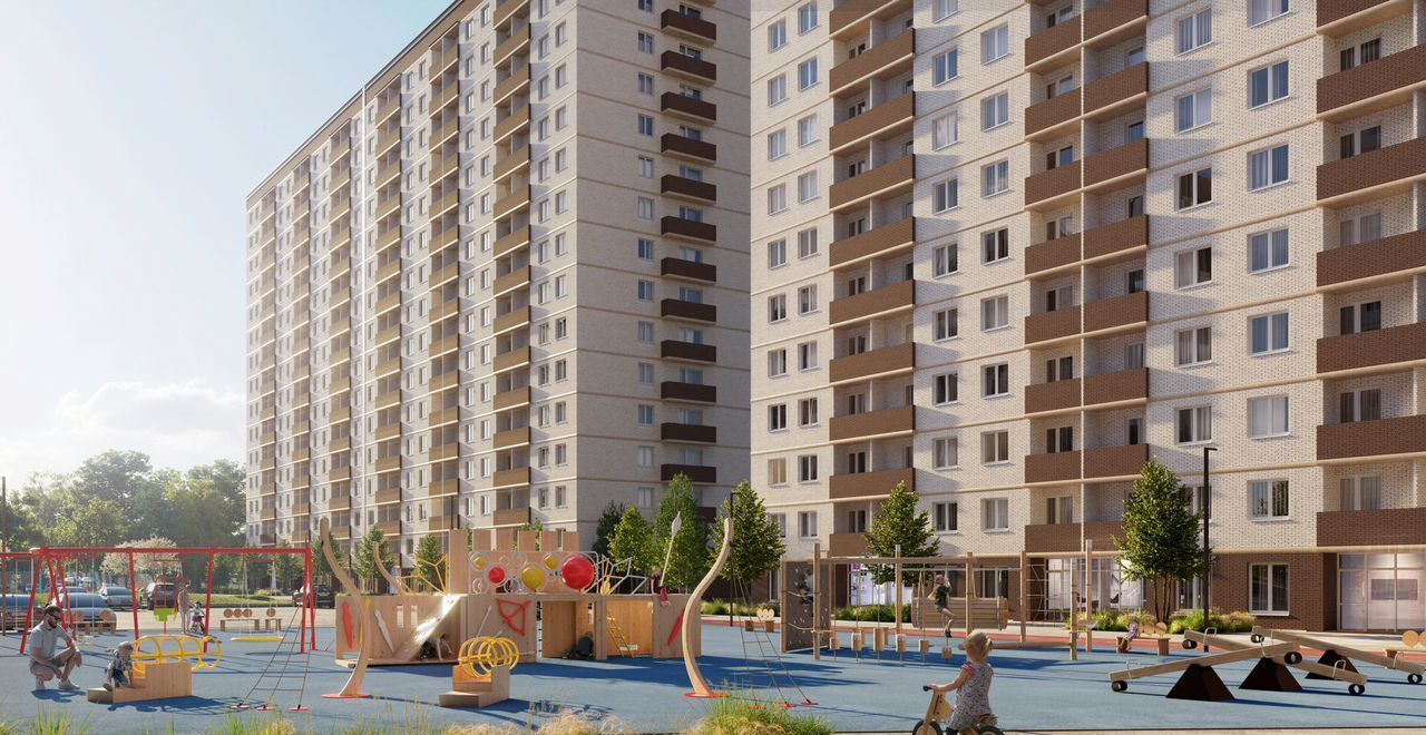 квартира г Краснодар р-н Прикубанский ул Почтовое отделение 87 29 ЖК «Дыхание» фото 7